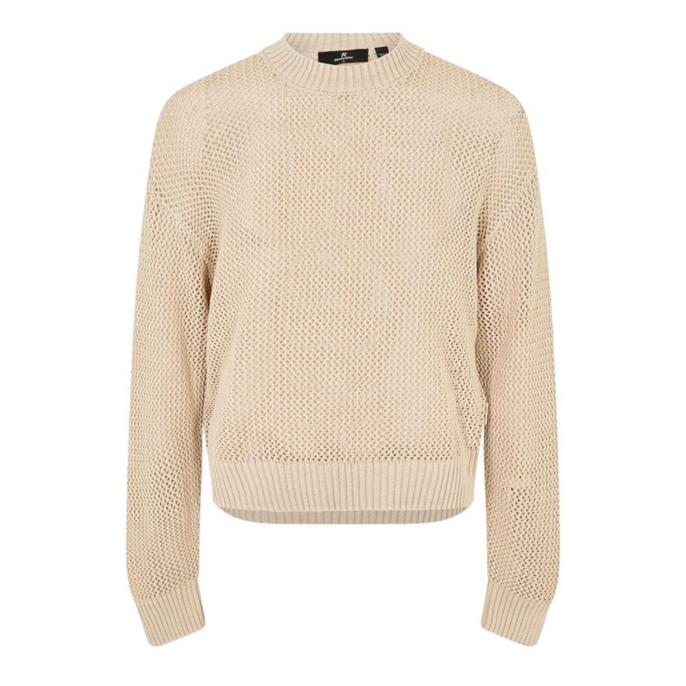 Represent Mens Knitted Lightweight Sweater / Off White